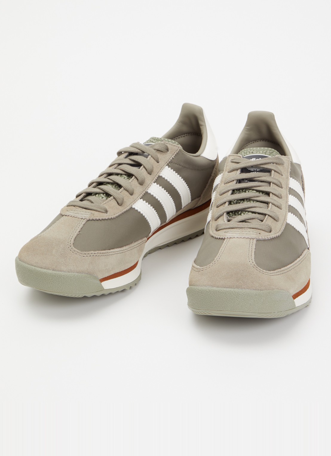 Adidas SL 72 sneaker met suède details - detail 3 grijs
