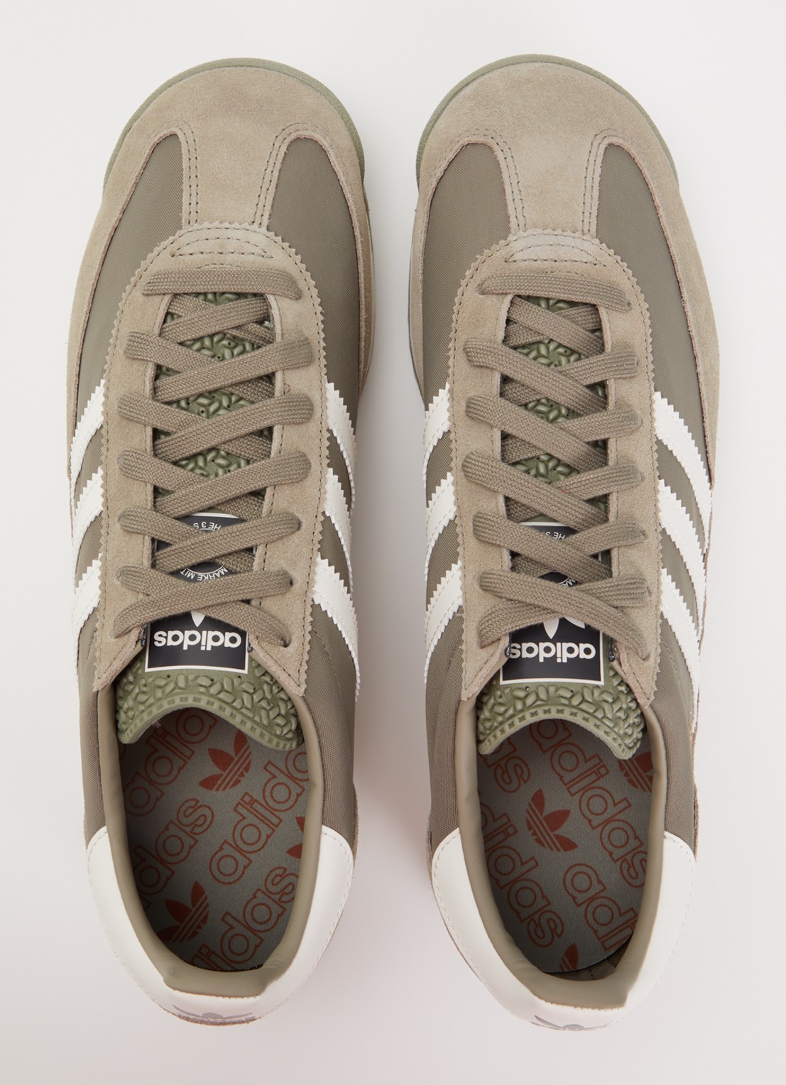 Adidas SL 72 sneaker met suède details - detail 4 grijs