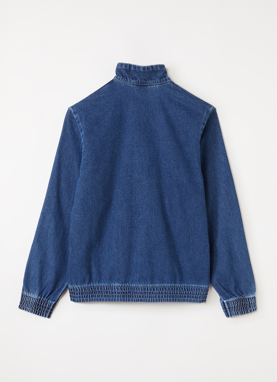 Adidas Spijkerjas met logo - achterkant 3 blauw