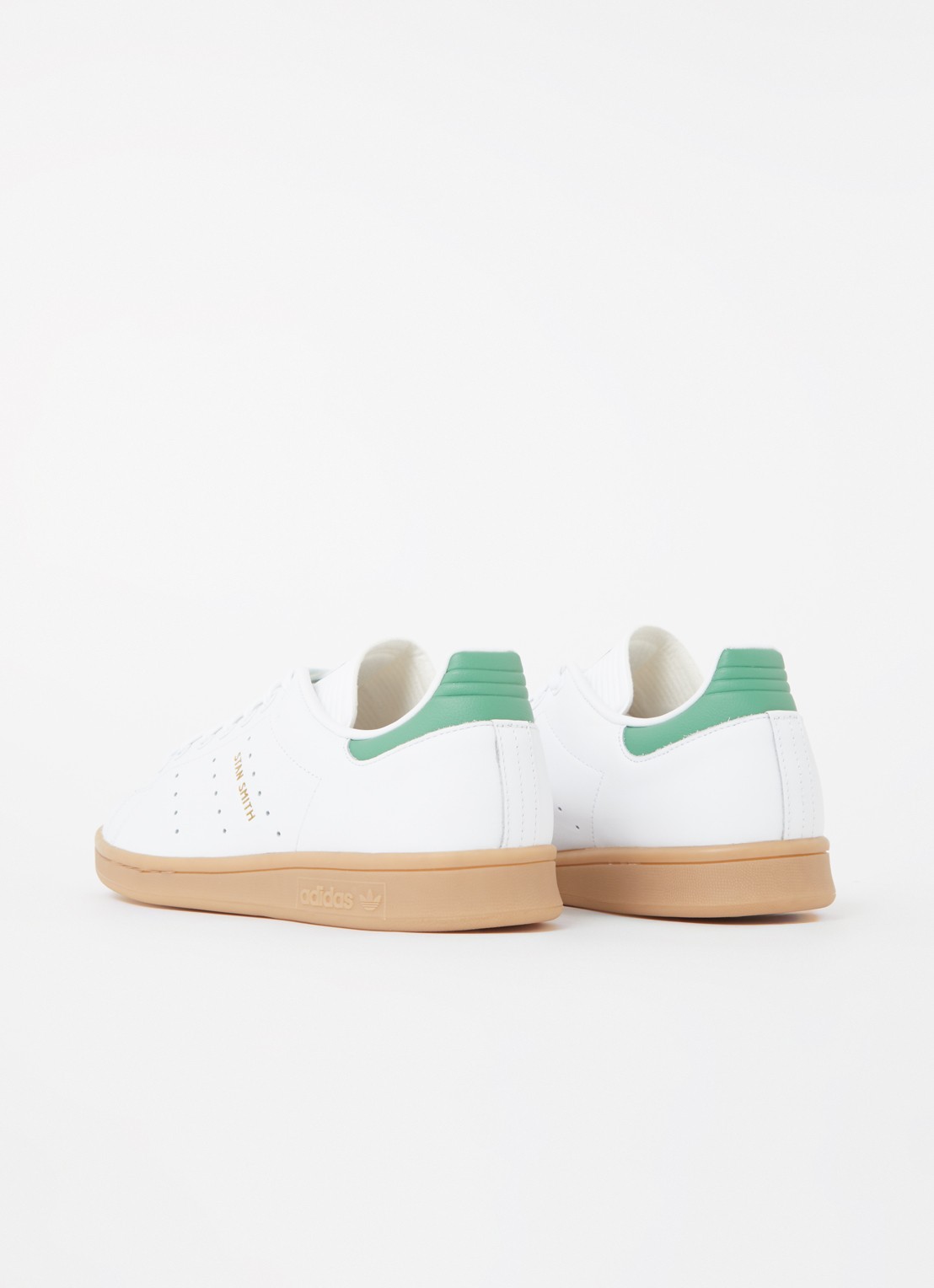 Adidas Stan Smith sneaker van leer met logo - detail 3 wit