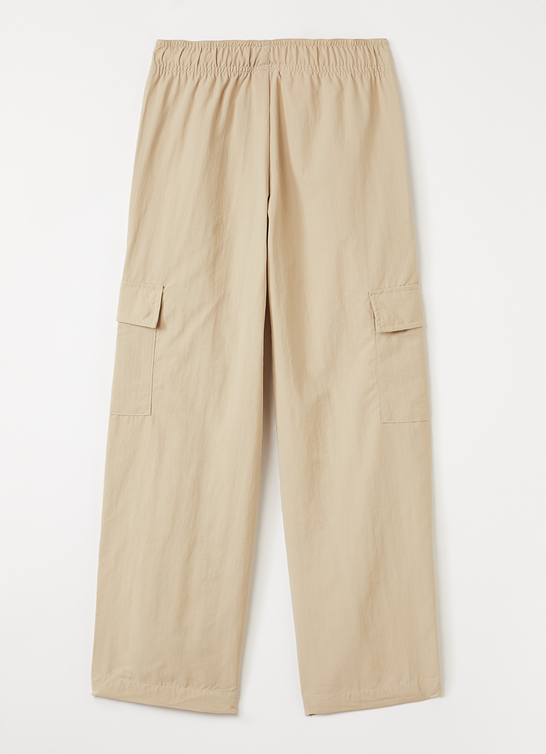 Adidas Straight fit cargobroek met logo - voorkant 3 zand