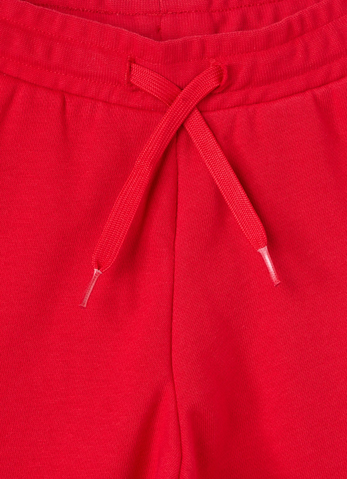 Adidas Straight fit korte joggingbroek met logoprint - detail 3 rood