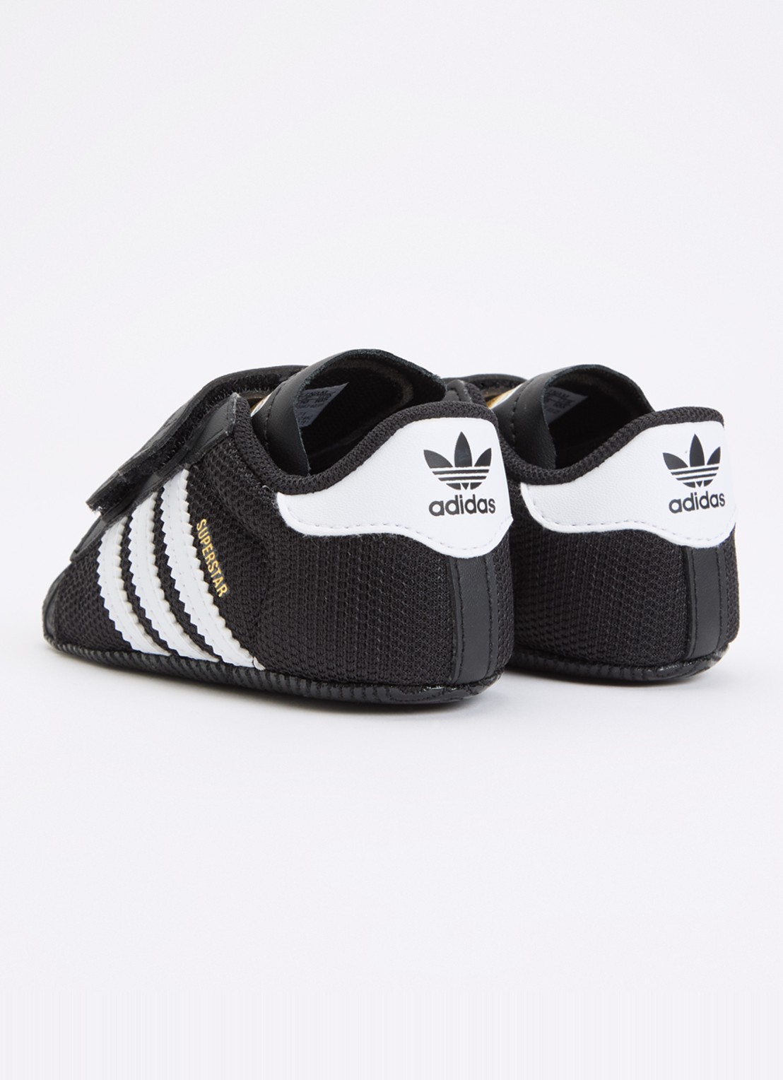 Adidas Superstar II sneaker met logo - achterkant 4 zwart