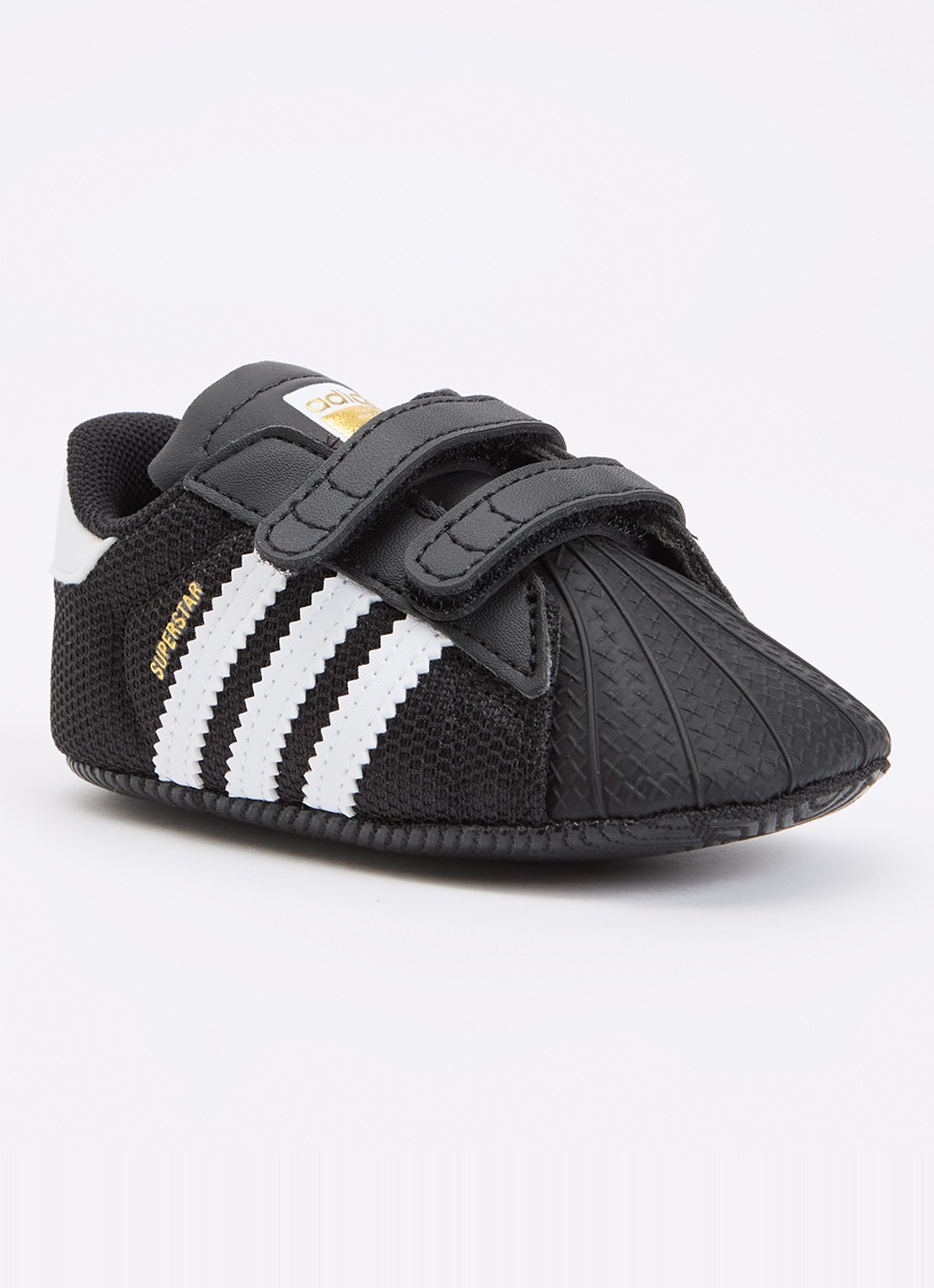 Adidas Superstar II sneaker met logo - voorkant 2 zwart