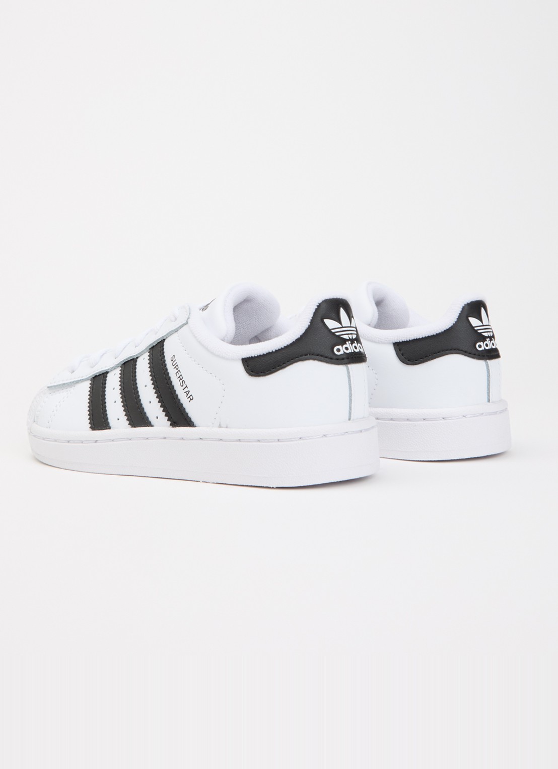 Adidas Superstar II sneaker met logo - achterkant 4 wit