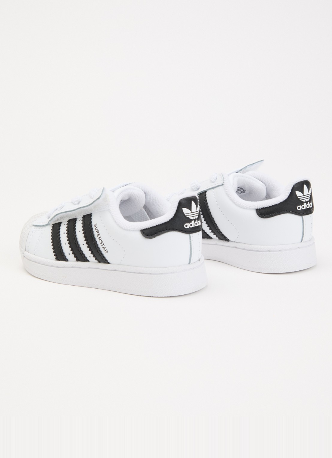 Adidas Superstar II sneaker met logo - achterkant wit