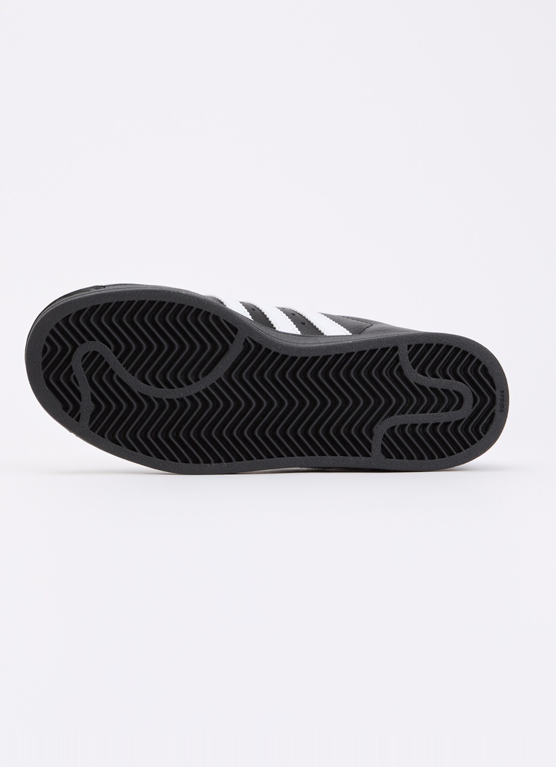 Adidas Superstar II sneaker van leer met logo - detail 4 zwart