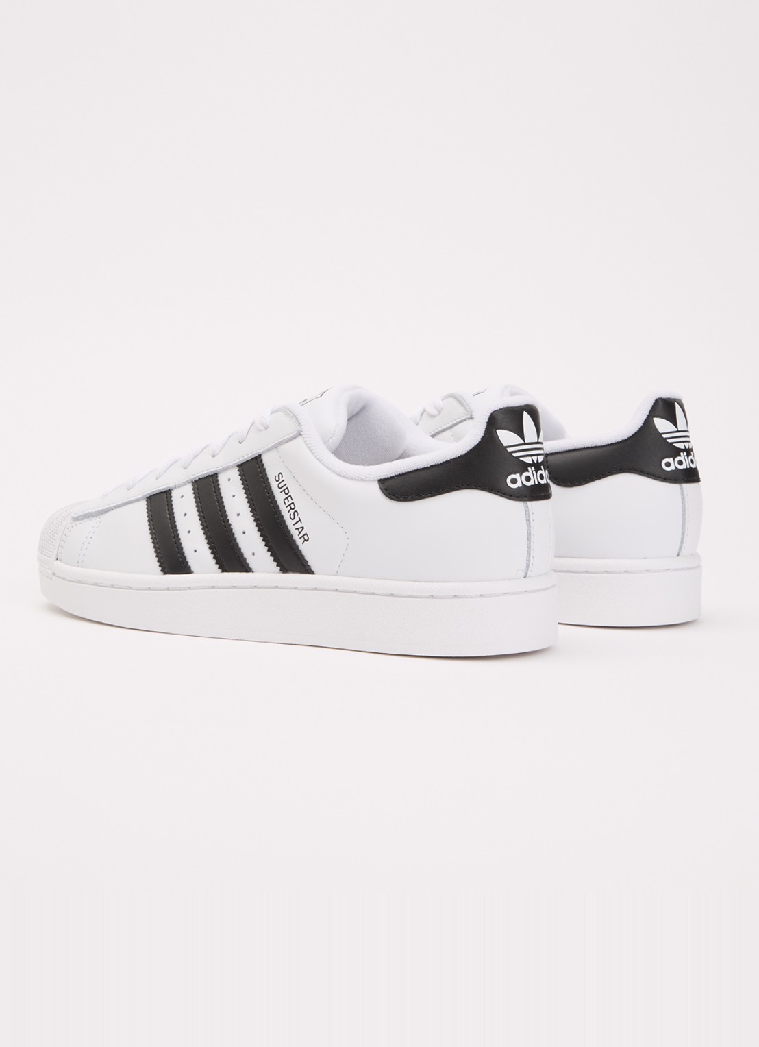 Adidas Superstar II sneaker van leer - achterkant 5 wit