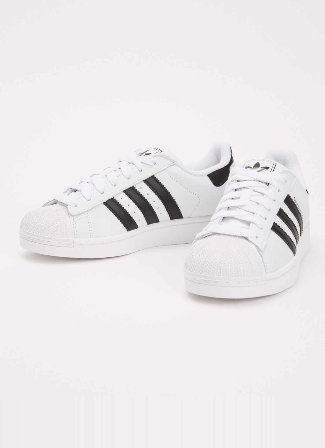 Adidas Superstar II sneaker van leer - detail 2 wit