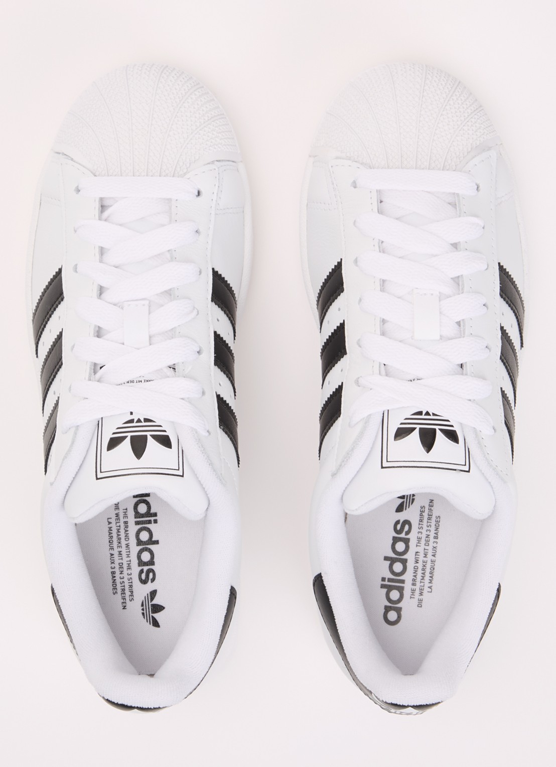 Adidas Superstar II sneaker van leer - detail 3 wit