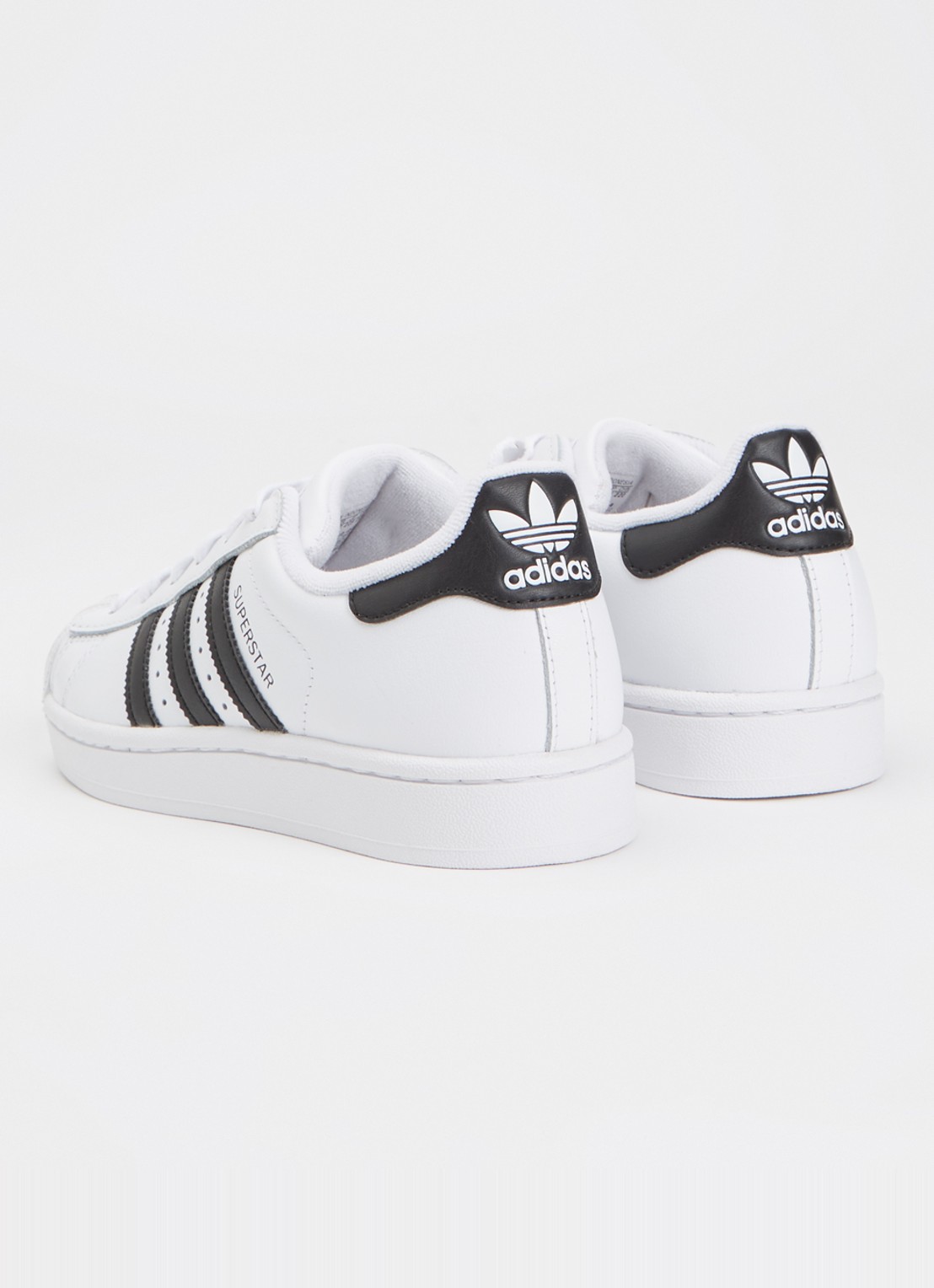 Adidas Superstar II sneaker van leer - achterkant wit