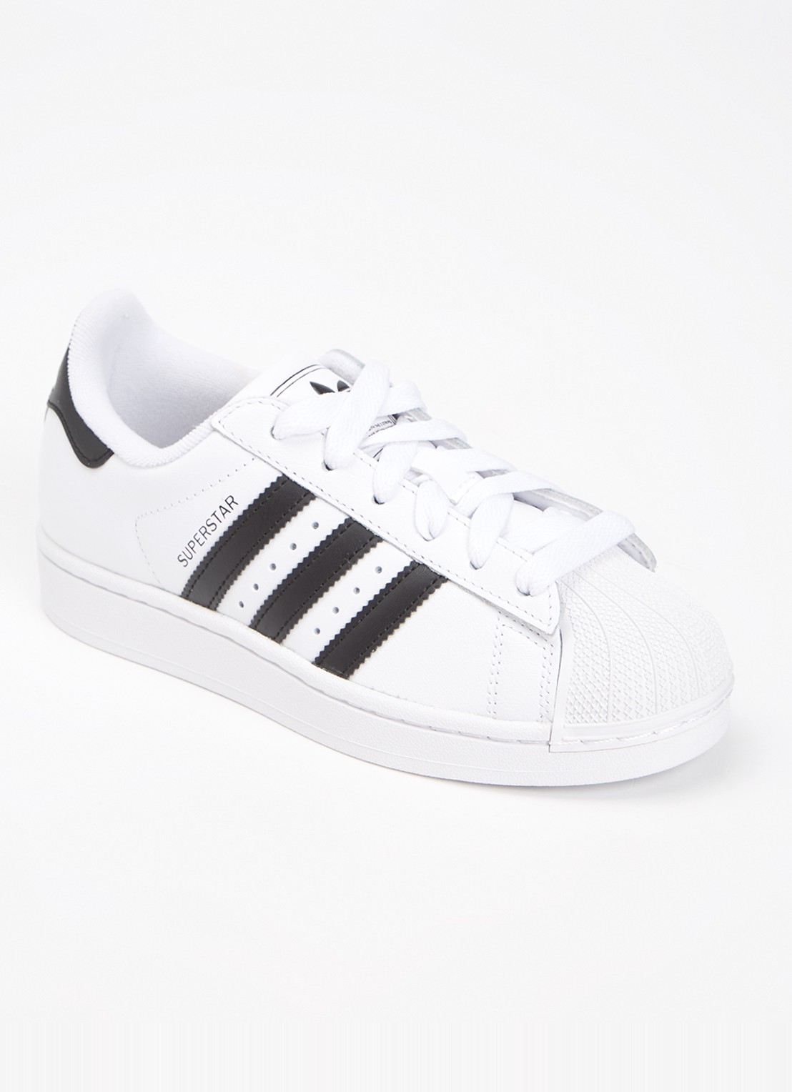 Adidas Superstar II sneaker van leer - voorkant 2 wit