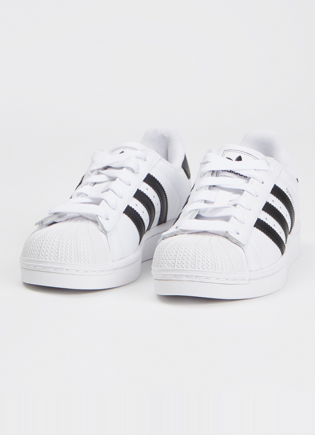 Adidas Superstar II sneaker van leer - voorkant 3 wit