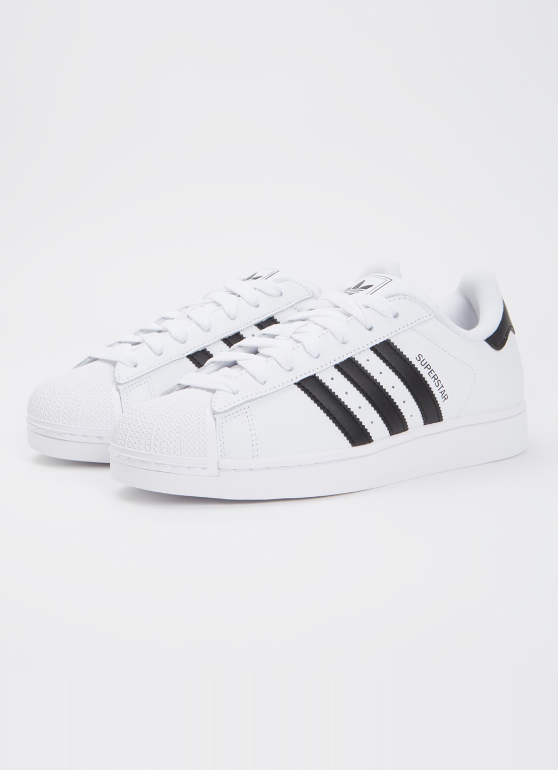 Adidas Superstar sneaker van leer met logo - detail 3 wit