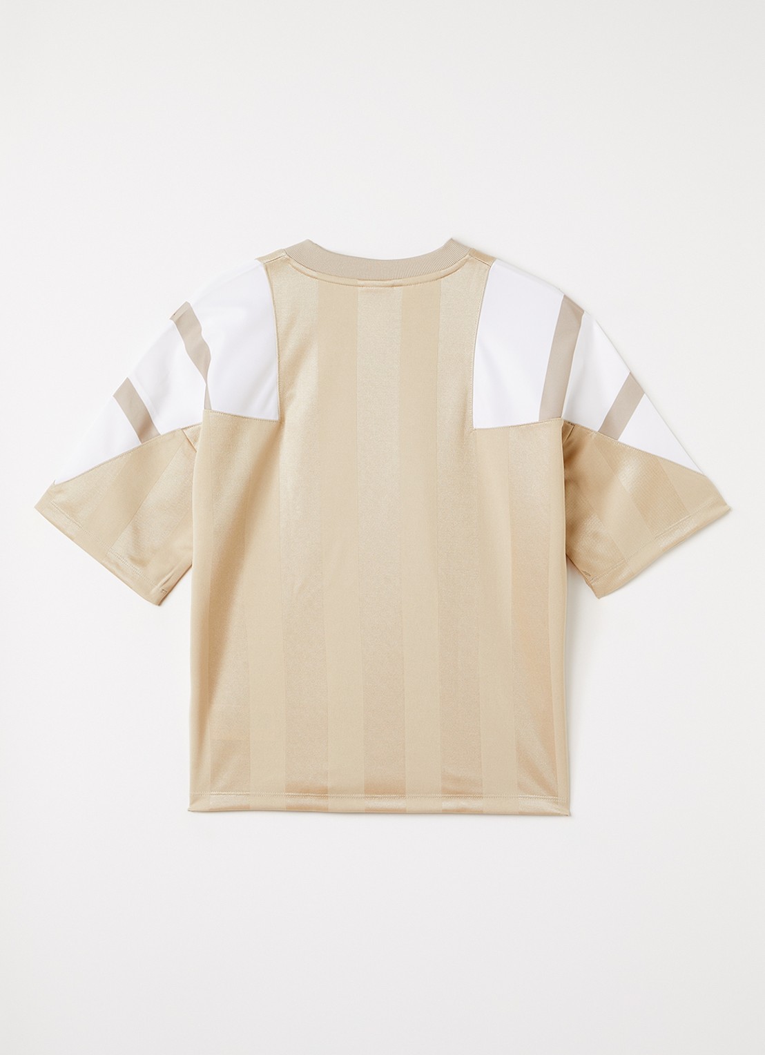 Adidas T-shirt met logo - voorkant 2 beige