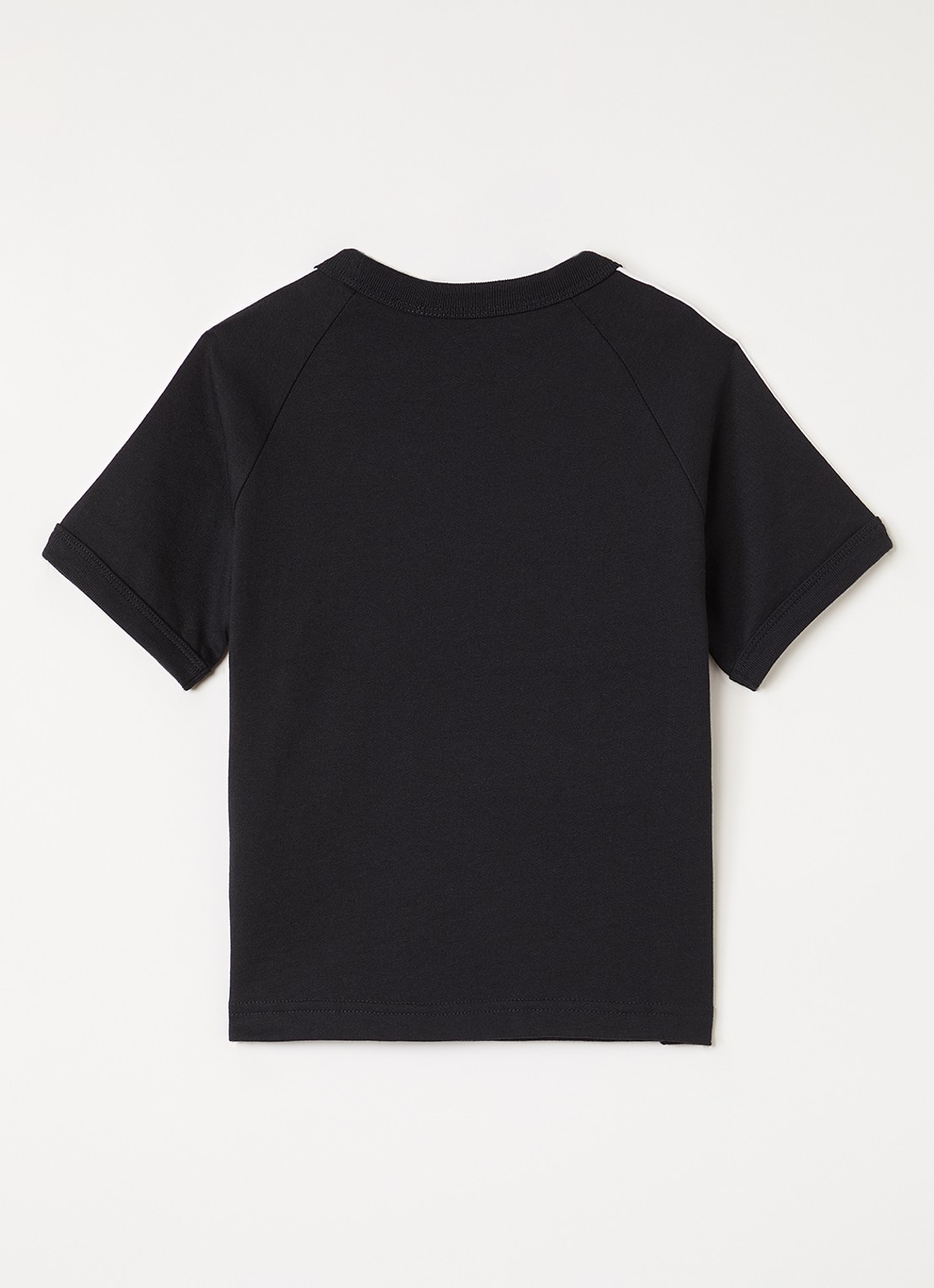 Adidas T-shirt met logoborduring - voorkant 2 zwart