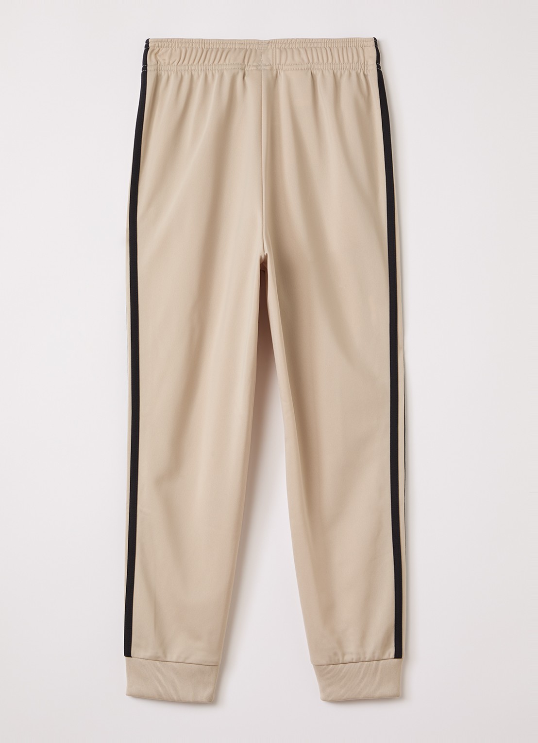 Adidas Tapered fit trackpants met logoborduring - voorkant 3 beige