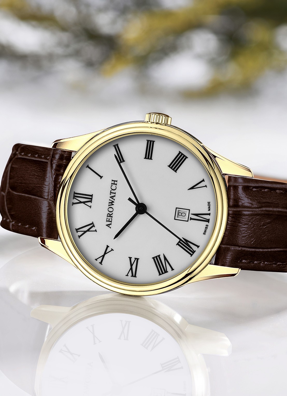 Aerowatch Les Grandes Classiques A 49101 JA02 - detail 2 goud