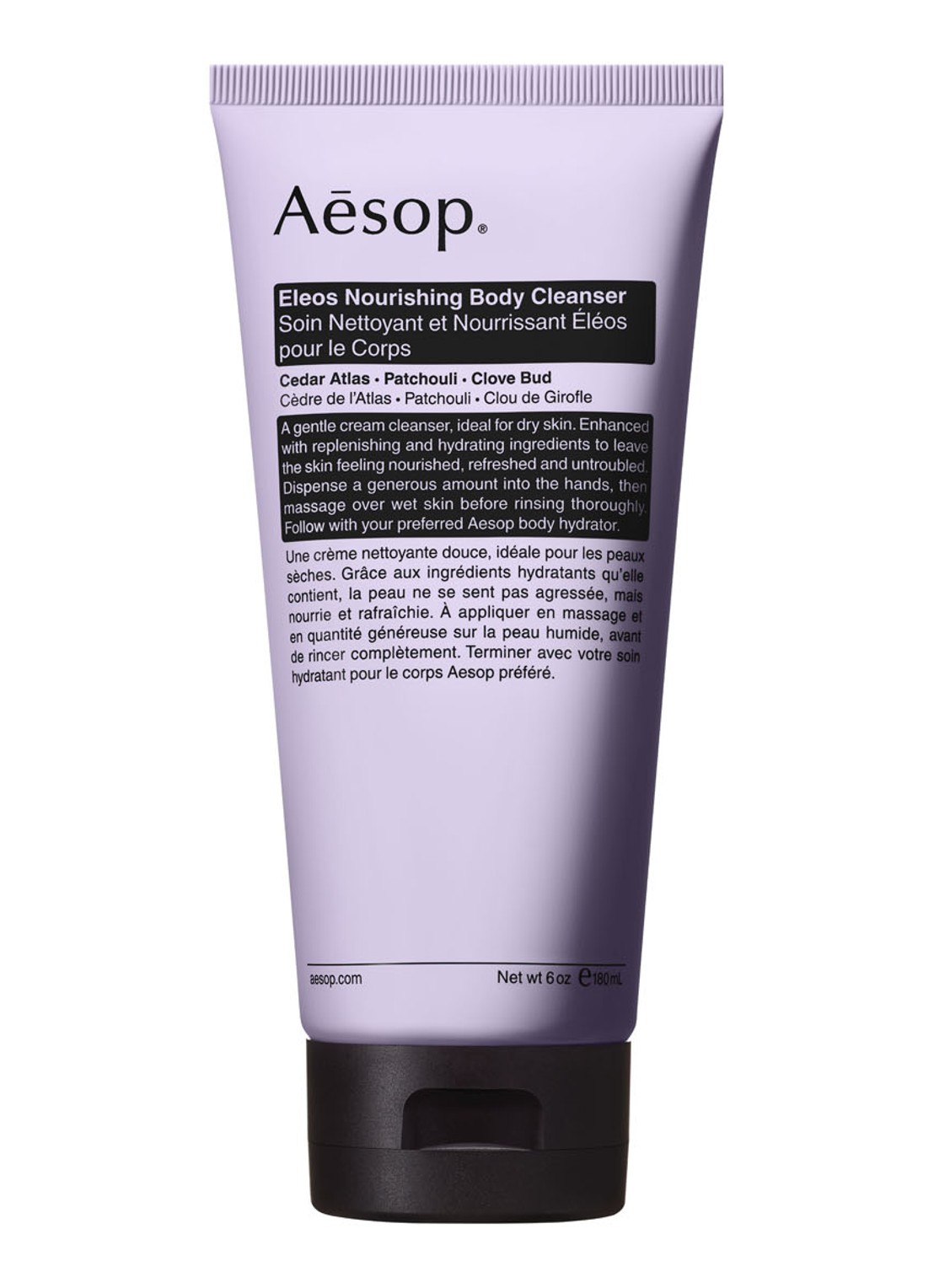 Aesop Eleos Nourishing Body Cleanser - douchegel - voorkant 2 transparant