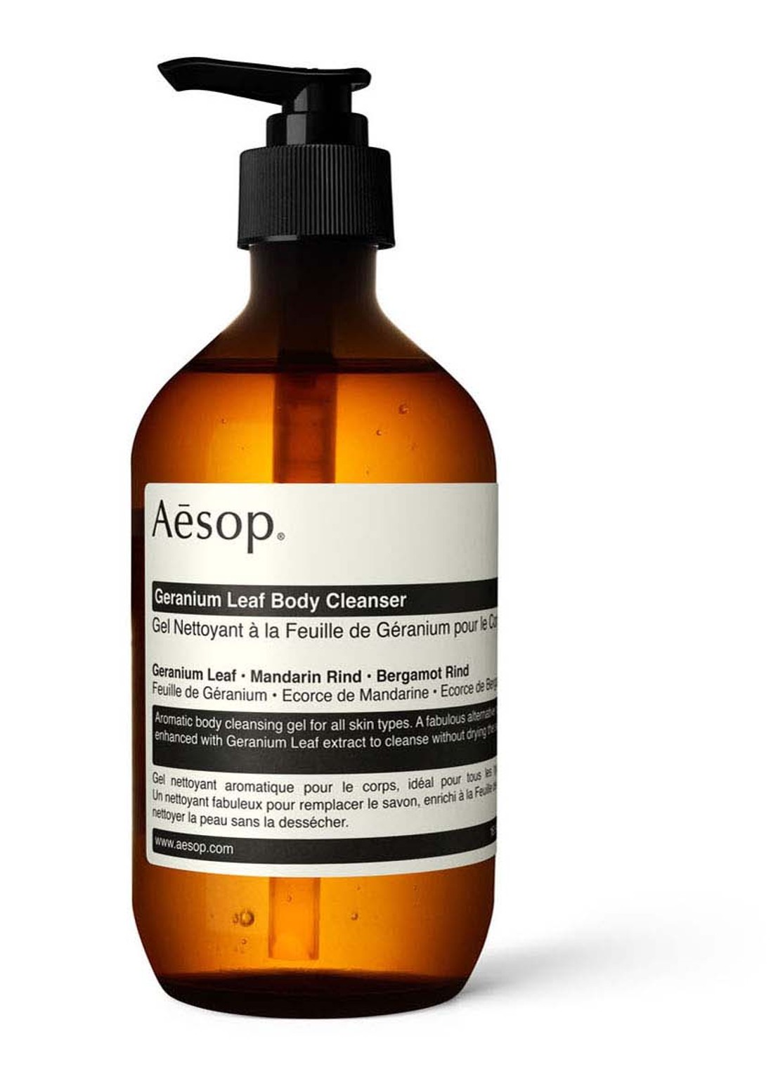 Aesop Geranium Leaf Body Cleanser - douchegel - voorkant undefined