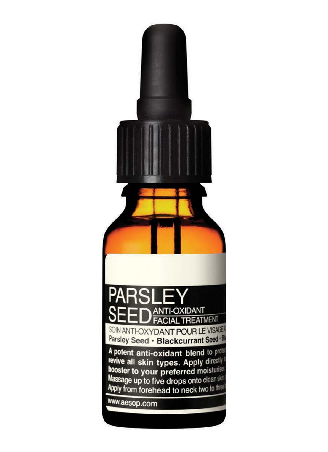 Aesop Parsley Seed Anti-Oxidant Facial Treatment - huidolie - voorkant undefined