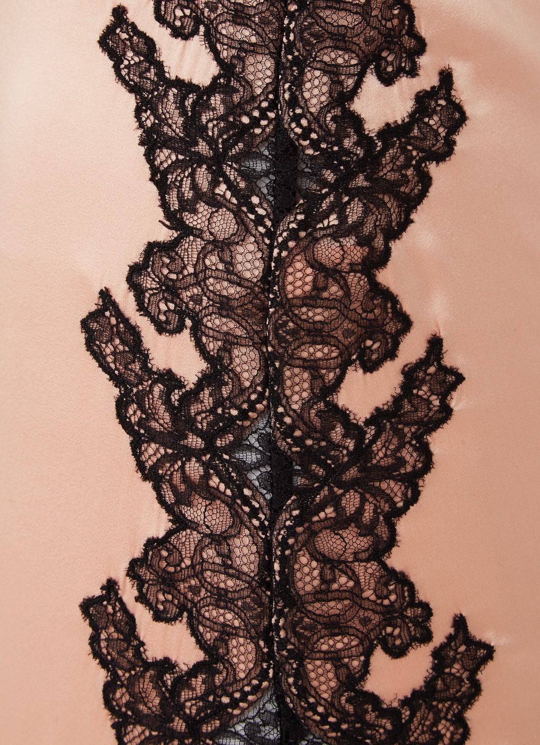 Agent Provocateur Amelea slipdress van zijde met kant - detail 3 oudroze