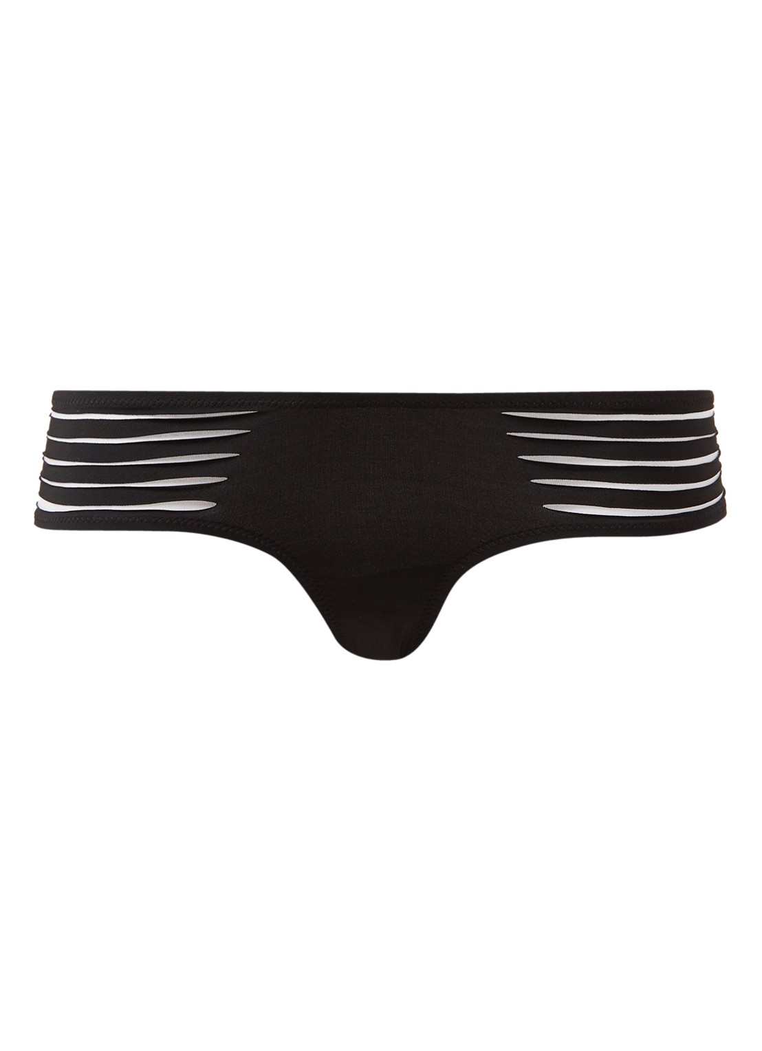Agent Provocateur Dakotta brazilian bikinislip met cut-out detail - voorkant zwart
