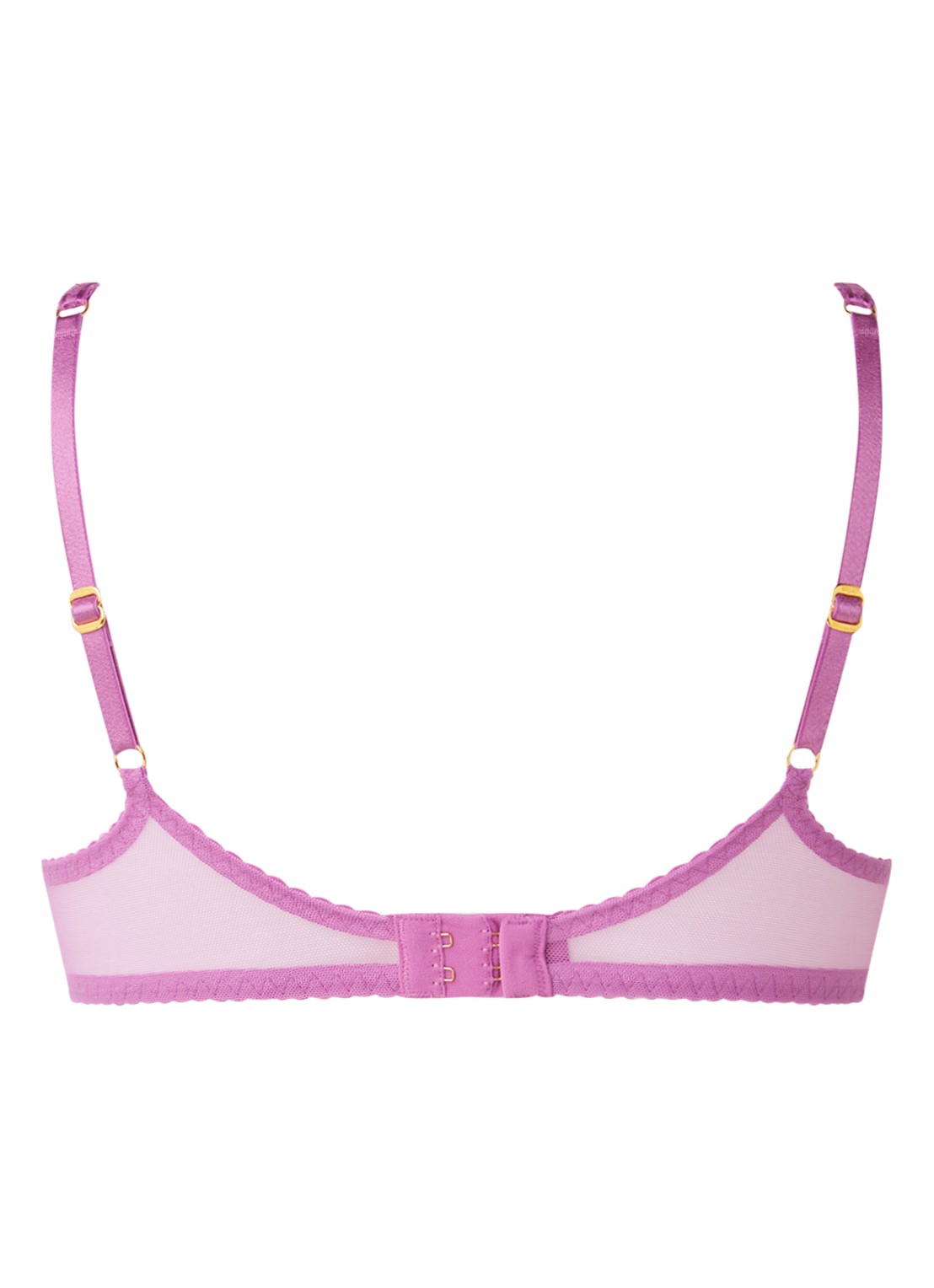Agent Provocateur Lorna beugel bh van mesh - achterkant paars
