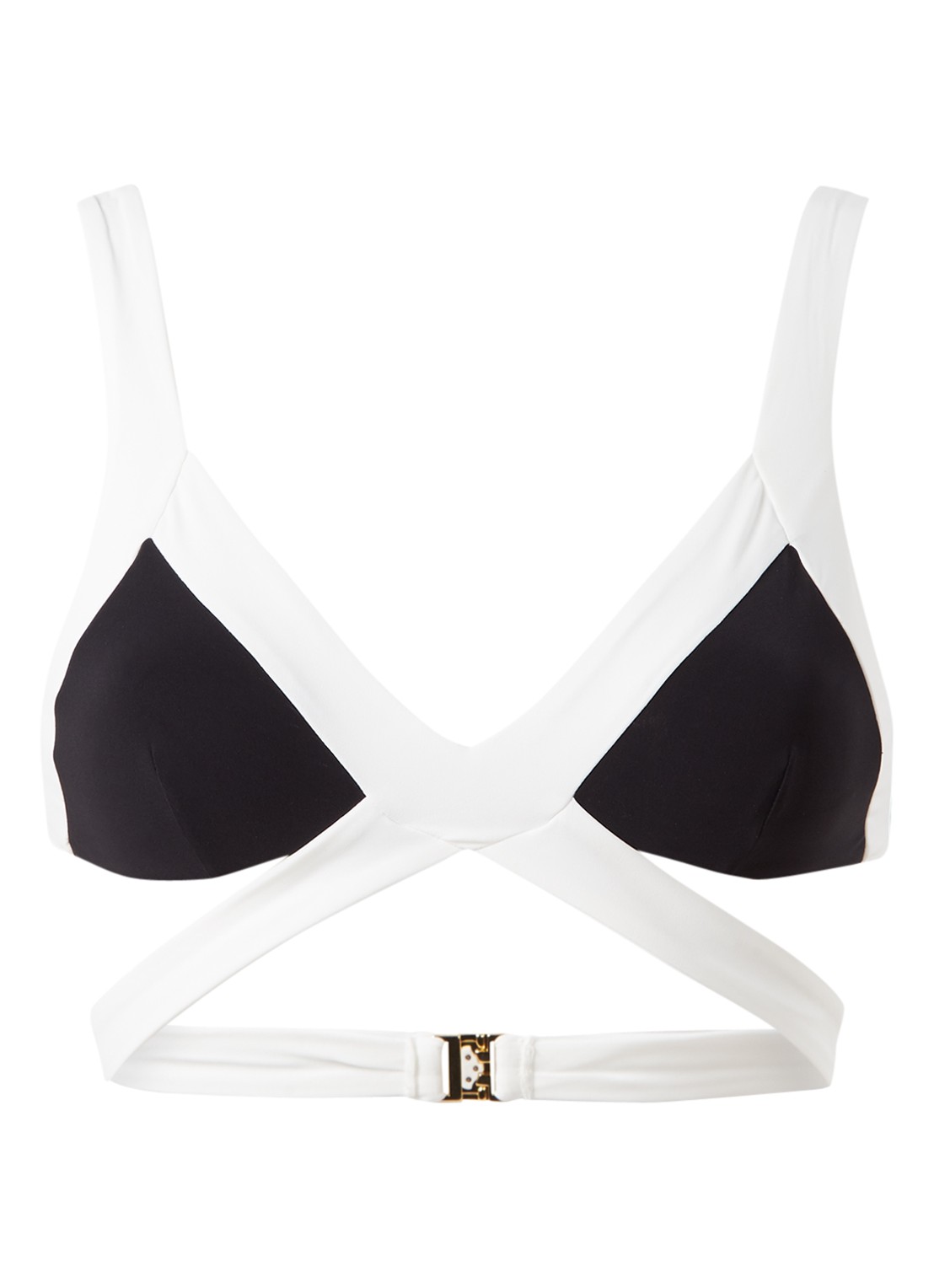 Agent Provocateur Mazzy triangel bikinitop - voorkant 3 zwart