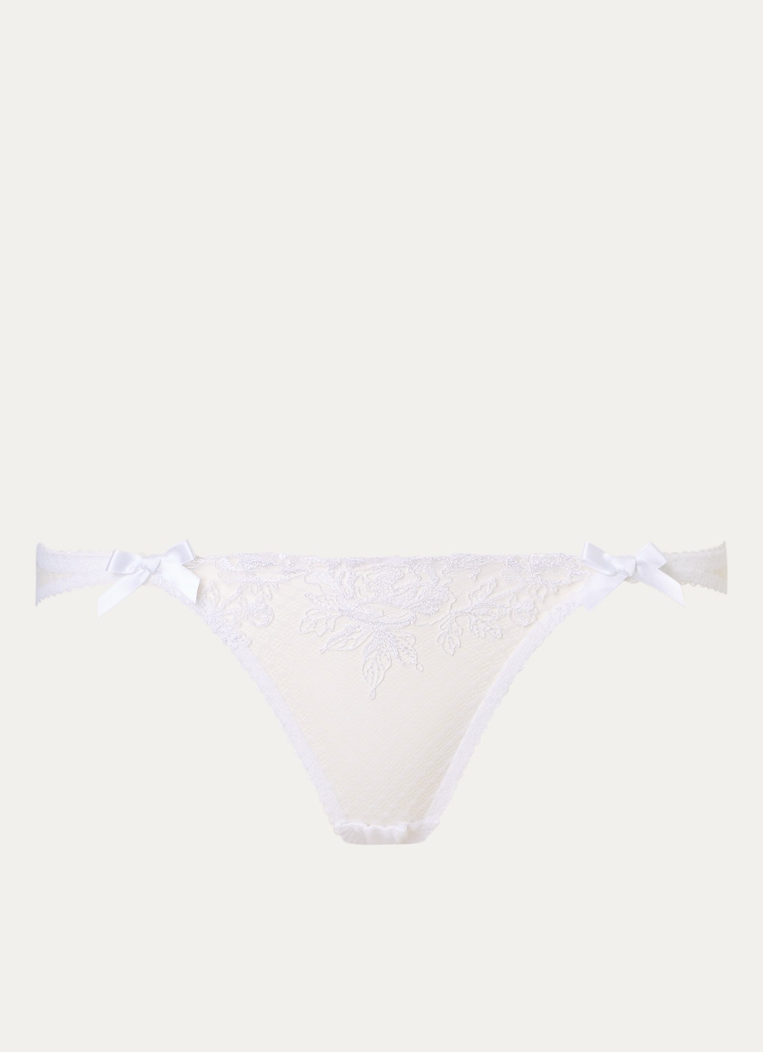 Agent Provocateur Rosia tanga van kant - voorkant 3 wit