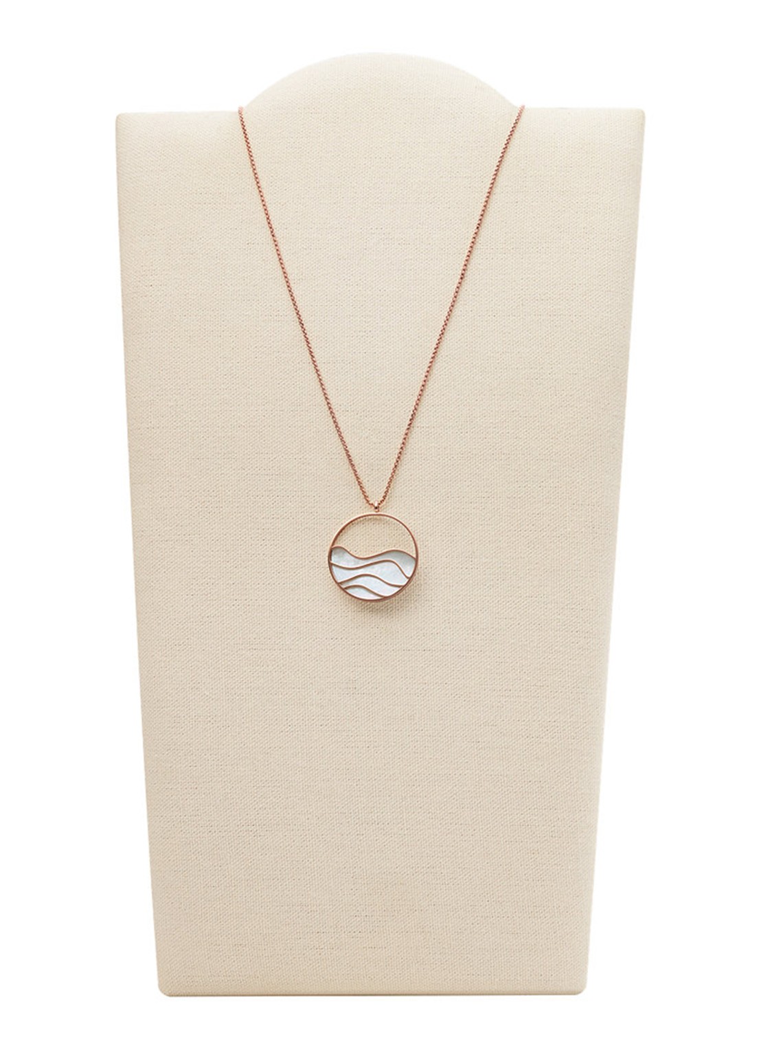 Agnethe ketting met hanger SKJ1539791 - detail 3 roségoud
