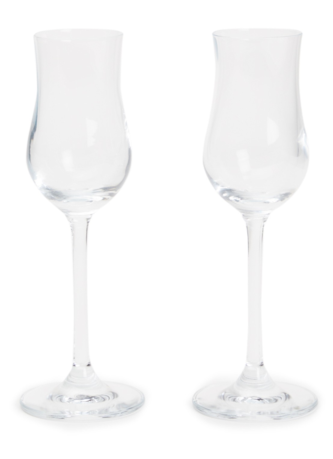 Åhléns Belle grappaglas 10 cl set van 2 - voorkant transparant