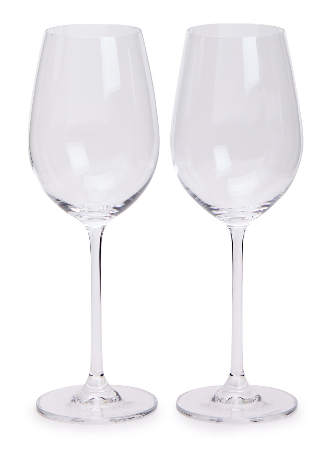 Åhléns Belle rode wijnglas 51 cl set van 2  - voorkant 2 transparant