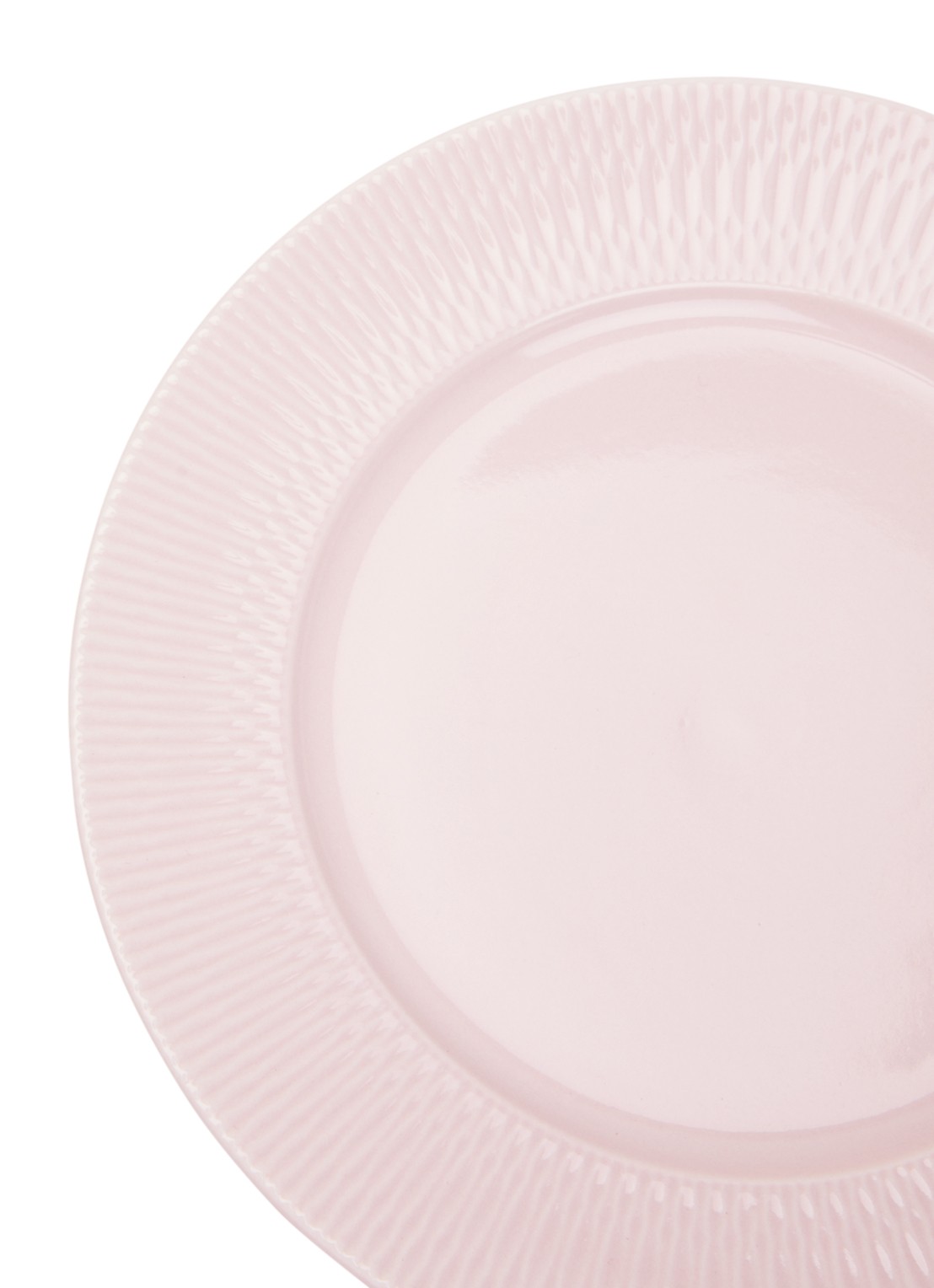 Åhléns Celine ontbijtbord 22,5 cm  - detail roze