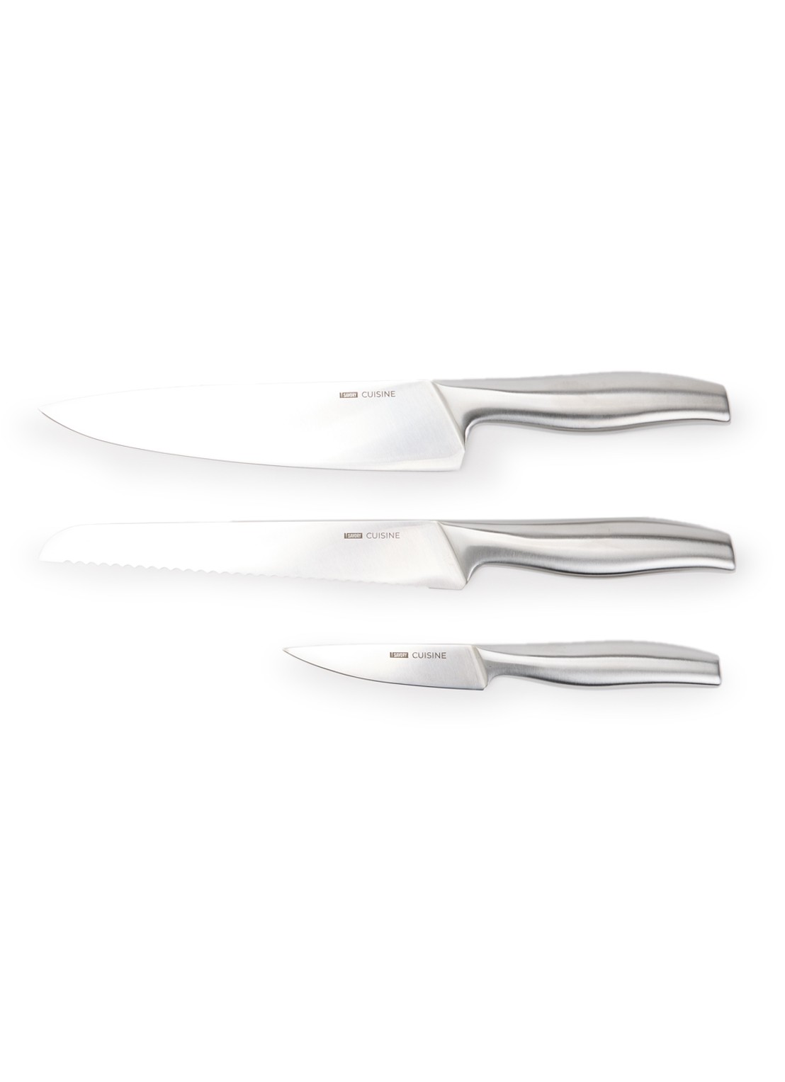 Åhléns Cuisine messenset 3-delig - voorkant zilver