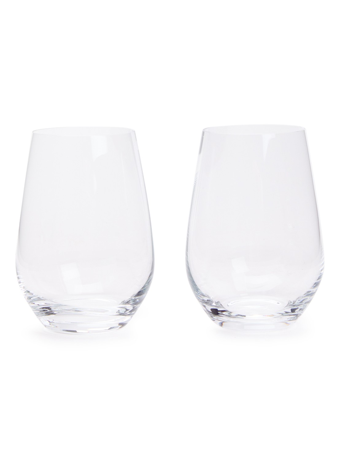 Åhléns Elise tumbler glas 36 cl set van 2 - voorkant transparant