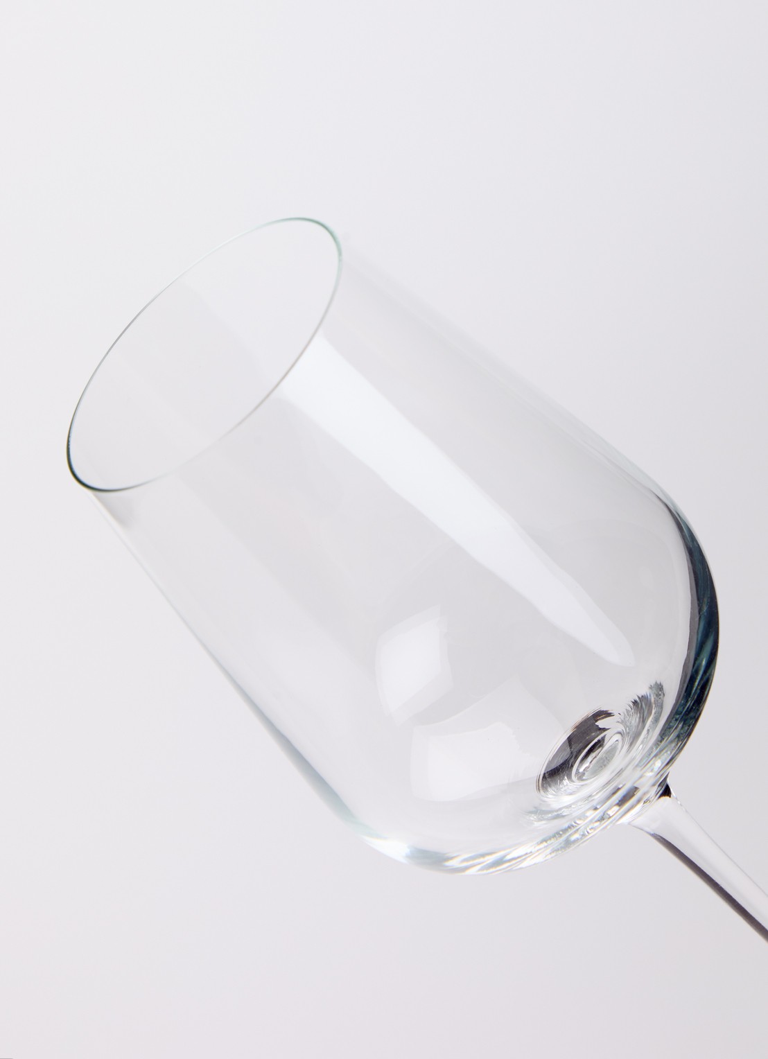 Åhléns Elise witte wijnglas 43 cl set van 2 - detail transparant
