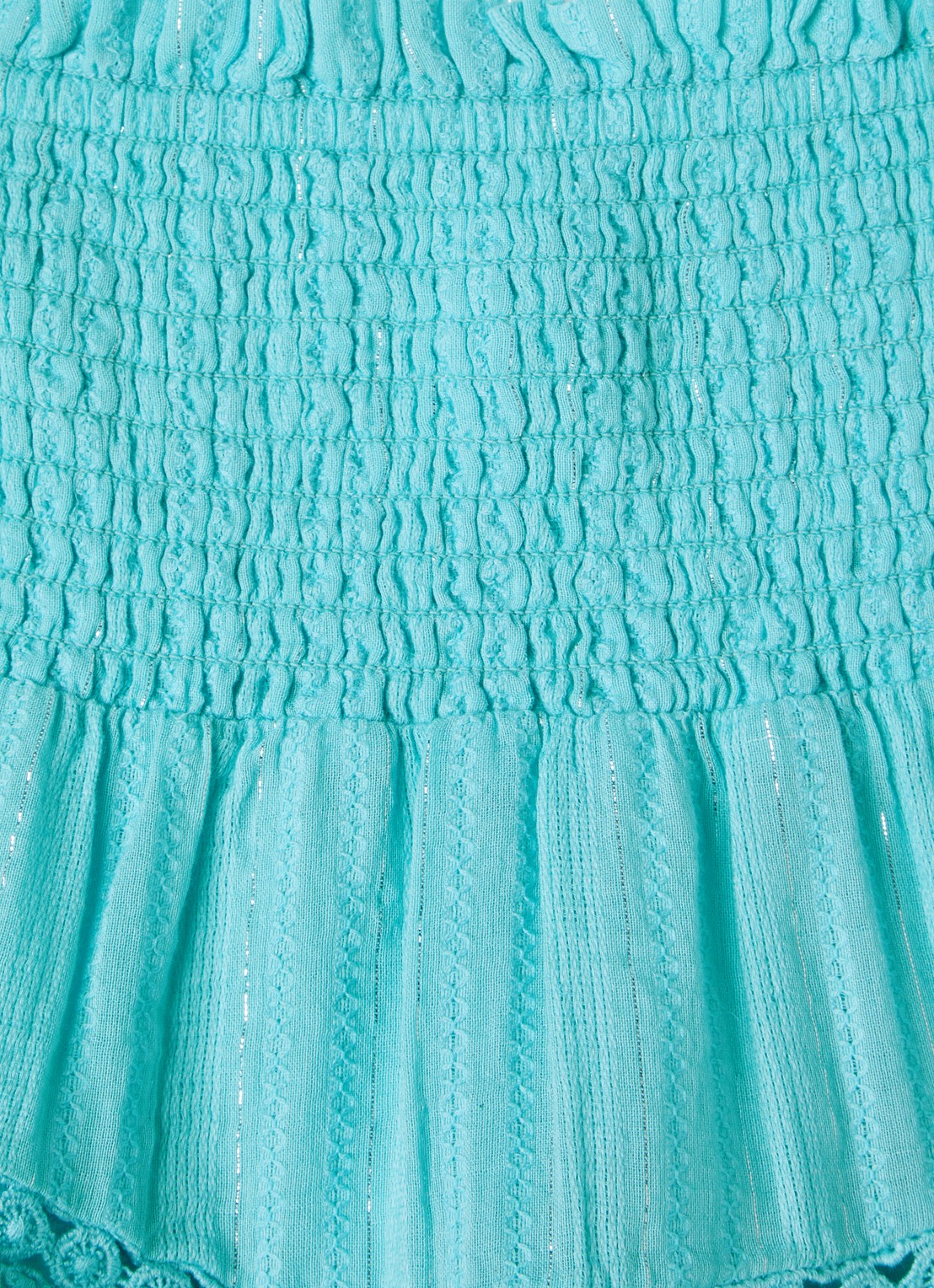 AI&KO Billi rok met lurex - detail turquoise