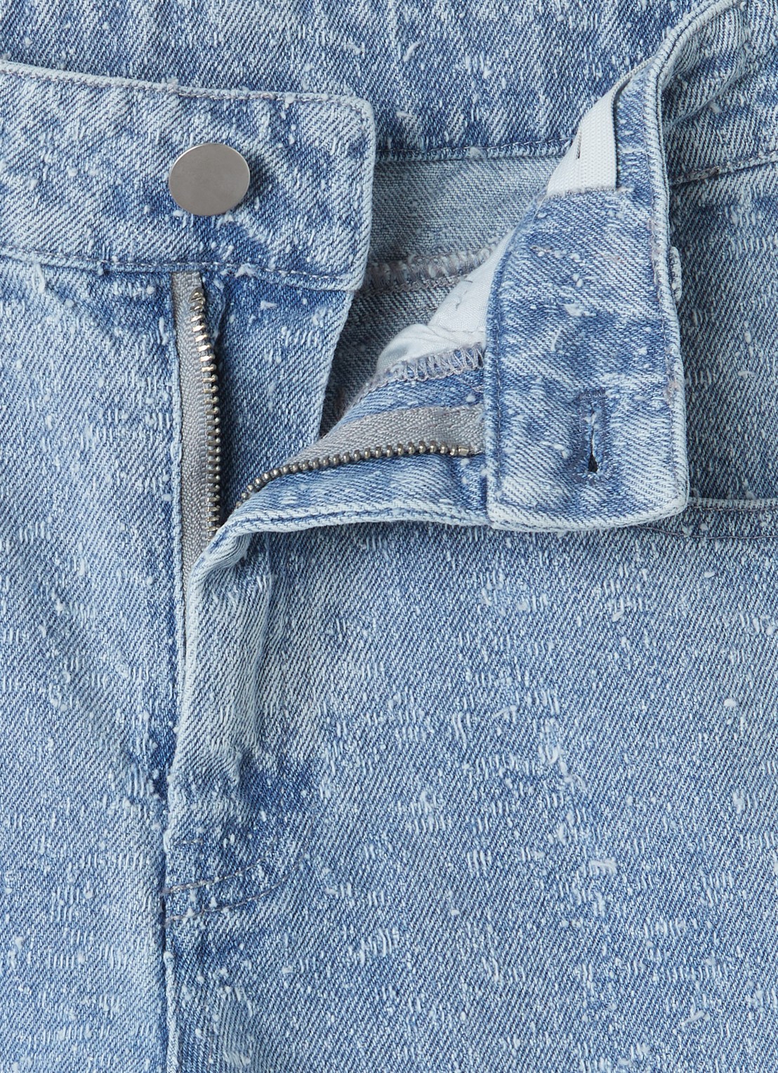 AI&KO Charly flared jeans met structuur - detail 3 indigo