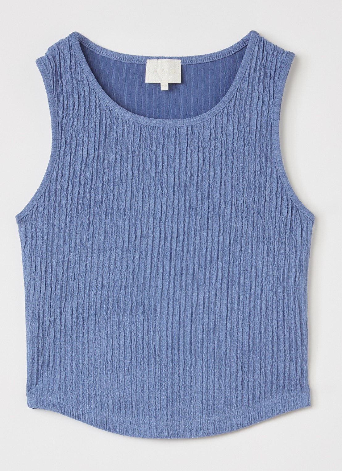 AI&KO Daira top met structuur - voorkant blauw