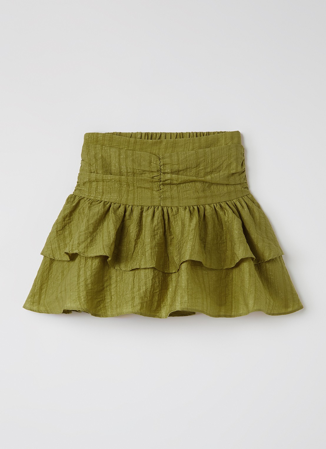 AI&KO Izzy rok met lurex - voorkant mosgroen