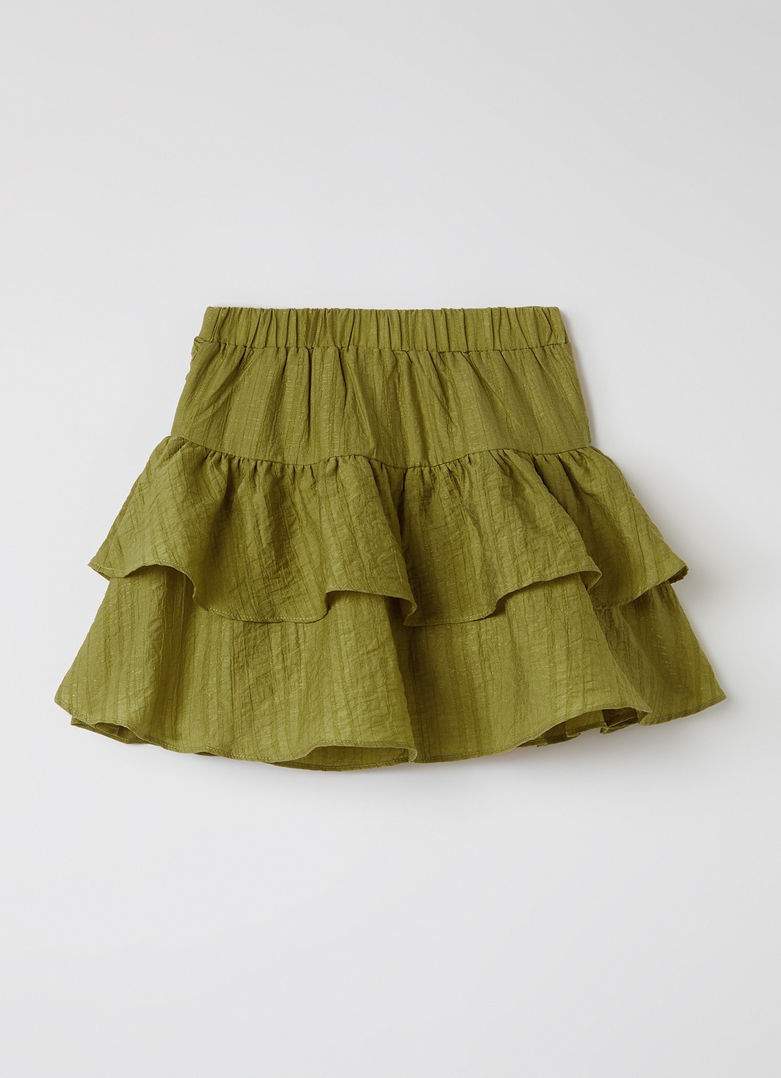 AI&KO Izzy rok met lurex - voorkant 2 mosgroen