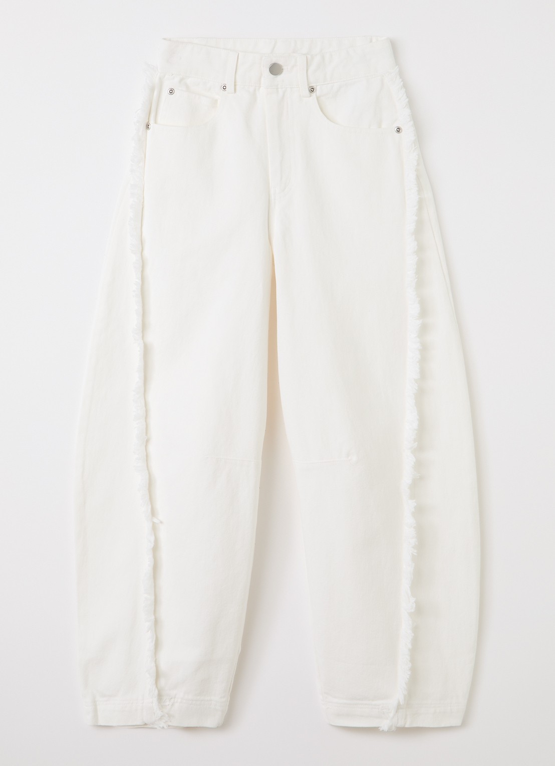 AI&KO Quinn balloon fit jeans - voorkant gebroken wit