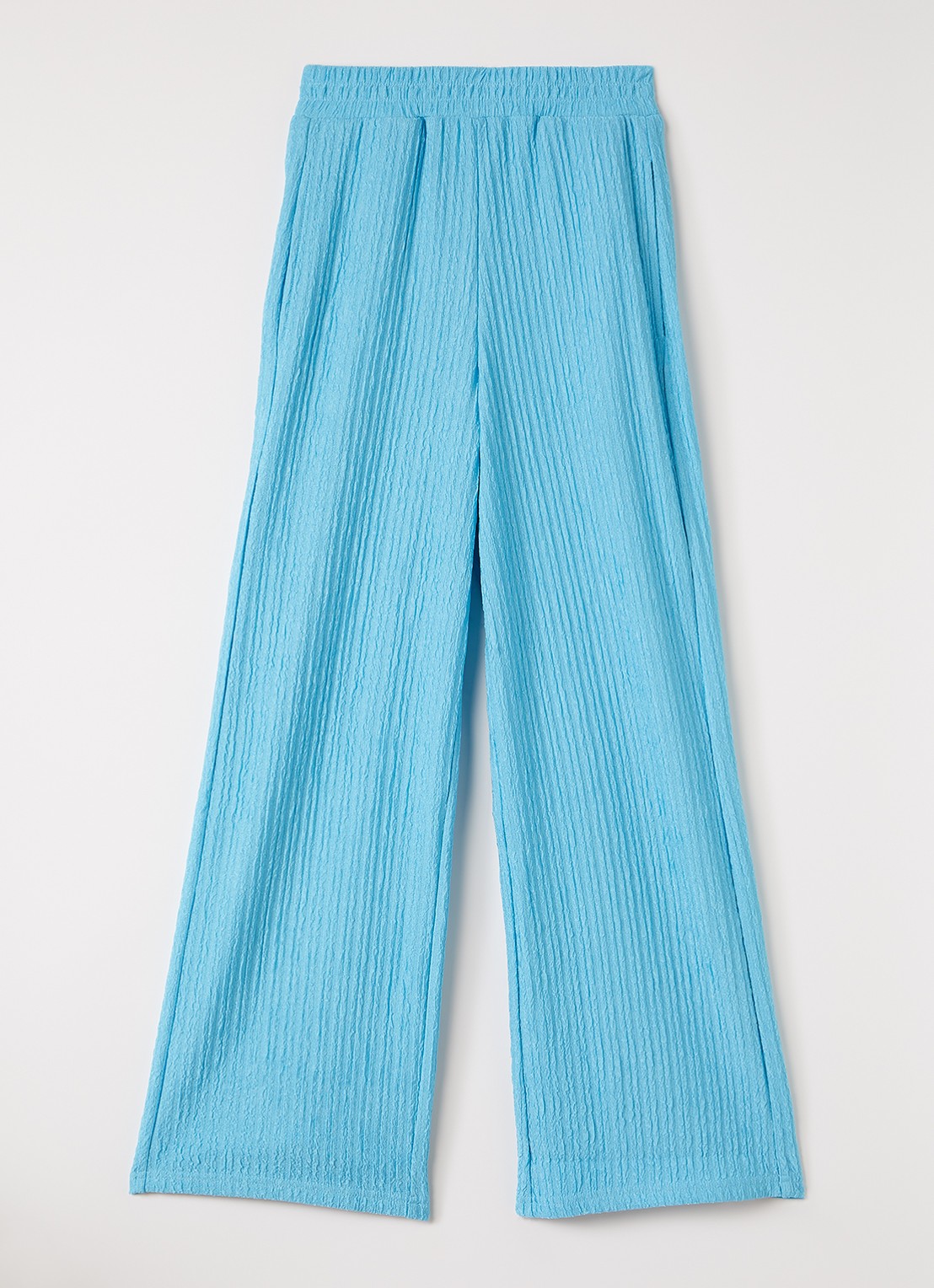 AI&KO Ramona flared fit broek - voorkant blauw