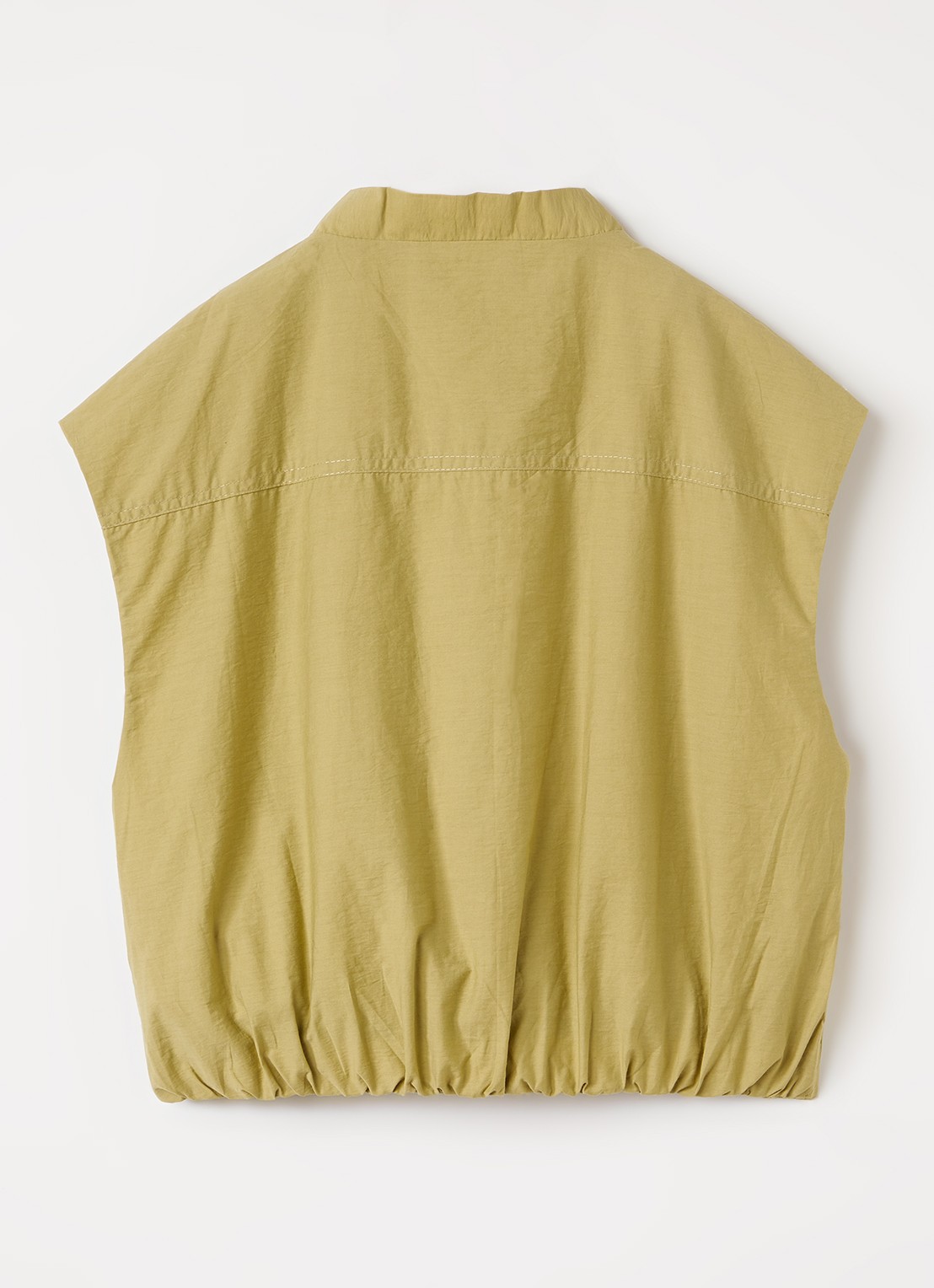 AI&KO Vanja bodywarmer met elastische band - achterkant 3 khaki