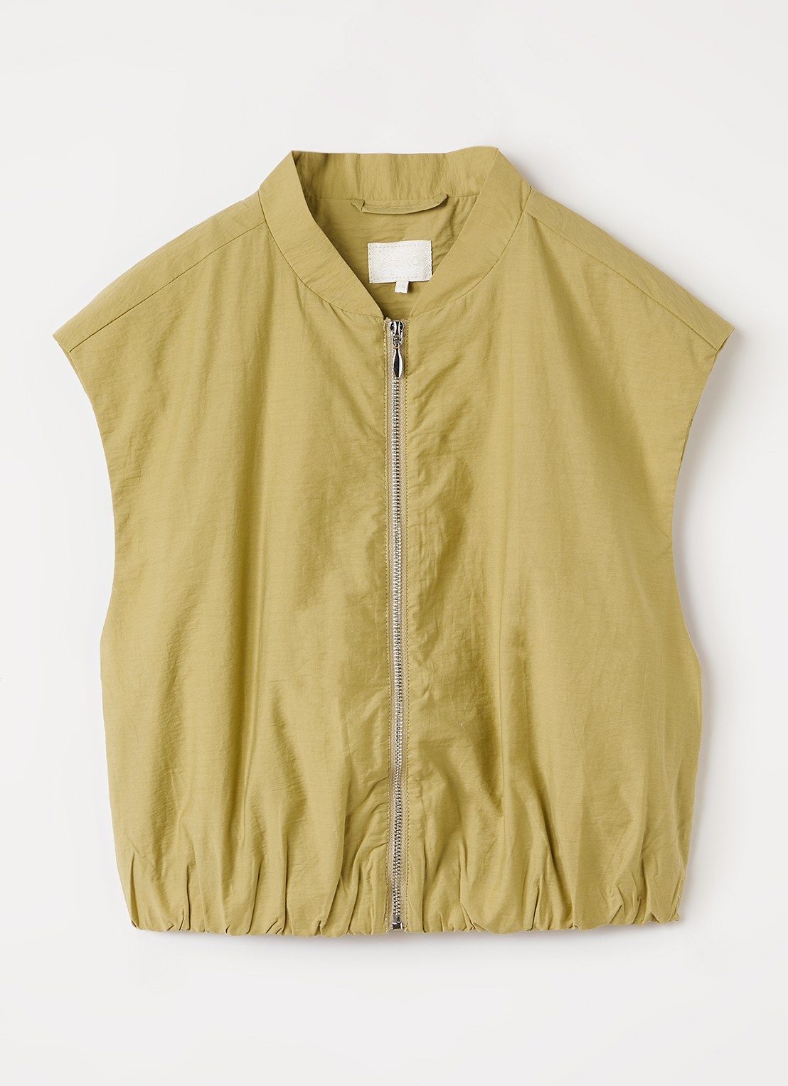 AI&KO Vanja bodywarmer met elastische band - voorkant khaki