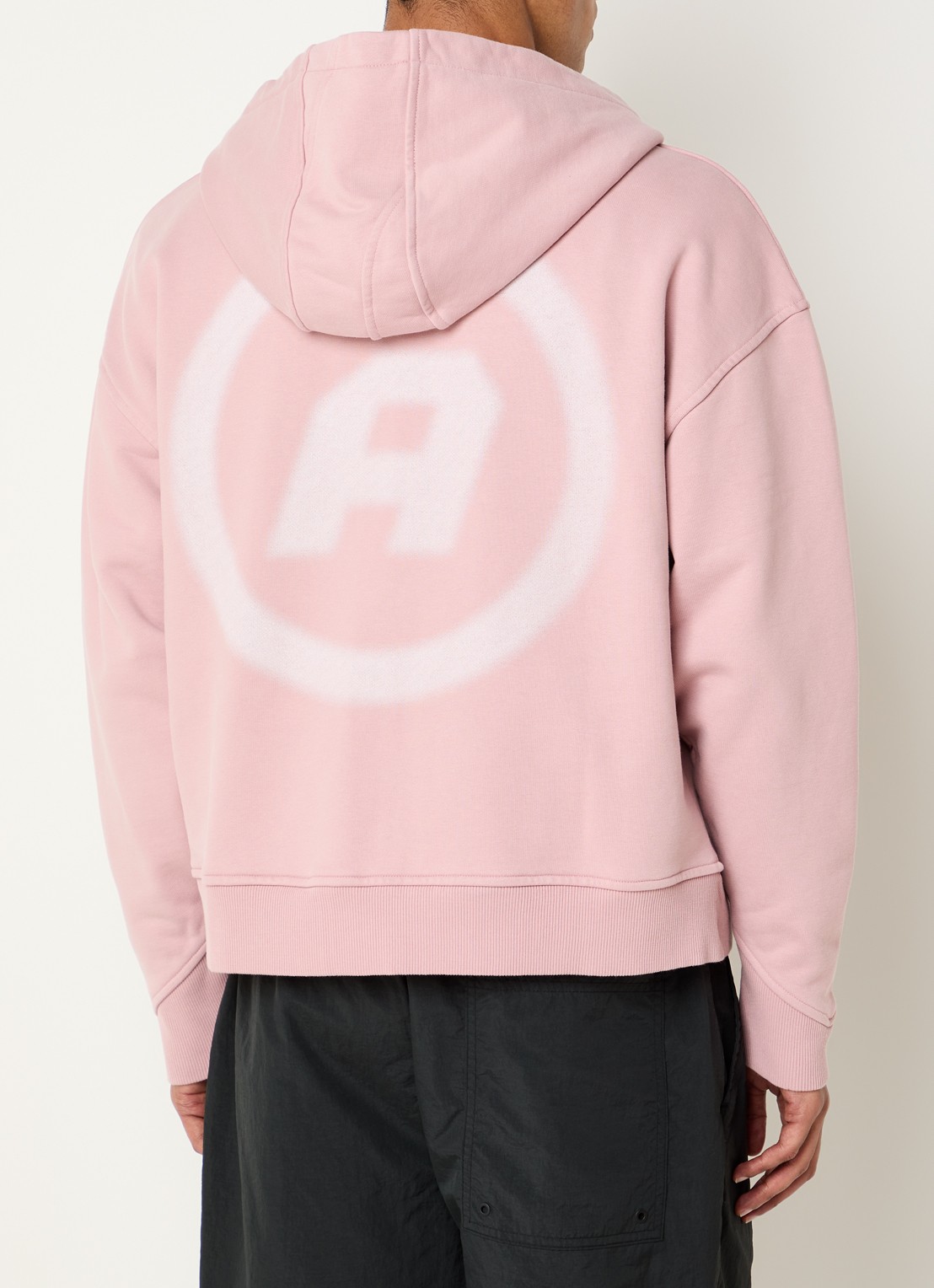 Aiche Sweatvest met logo - detail 3 roze