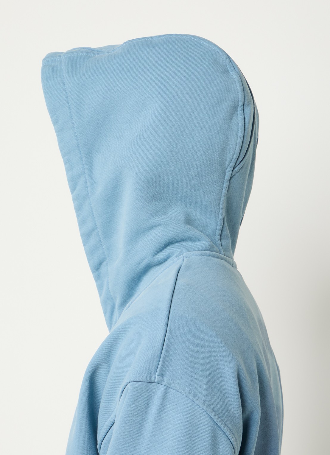 Aiche Sweatvest met logo - detail 4 lichtblauw