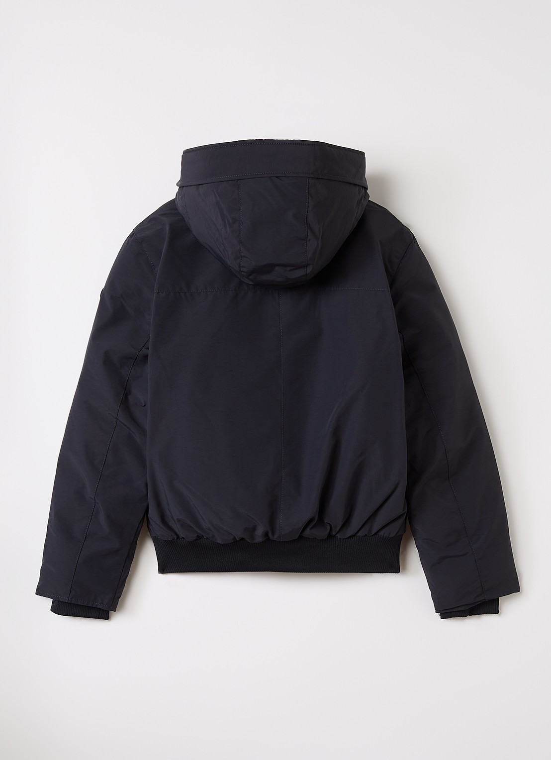 Airforce Gewatteerd bomberjack met capuchon - achterkant 3 donkerblauw