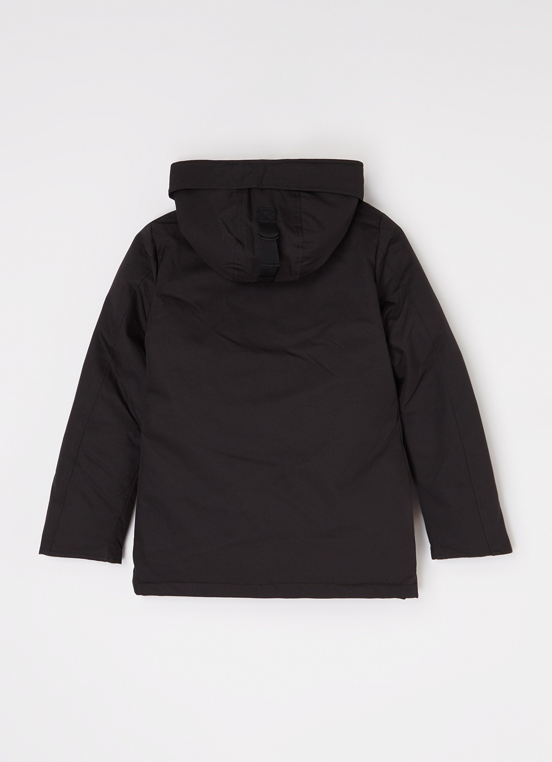 Airforce Gewatteerde parka met capuchon - achterkant 3 zwart